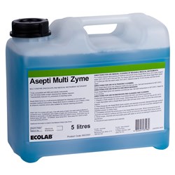Ecolab Asepti Multizyme - Neutral Enzymatic Detergent - 5L Bottle
