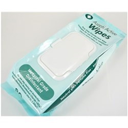 Ecolab Asepti Active Disinfectant Wipes - Soft, 100-Pack