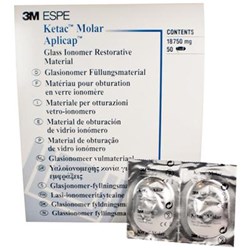 3M Ketac Molar - Quick - Glass Ionomer Restorative - Shade A1 - Applicap, 50-Pack
