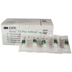 3M Ketac Fil Plus - Glass Ionomer Restorative - Shade A2 Light Yellow - Capsules, 50-Pack
