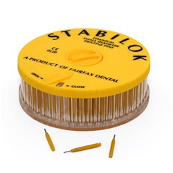 Stabilok Pin - Yellow - Small, 100-Pack with 5 Titanium Drills
