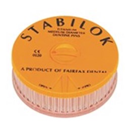 Stabilok Pin - Orange - Medium, 100-Pack with 5 Titanium Drills