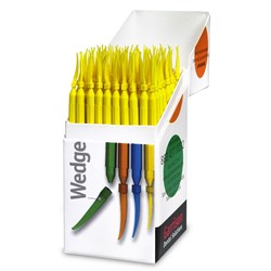 Garrison WedgeWands Refill - Yellow - Extra Small, 100-Pack