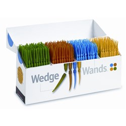 Garrison WedgeWands Kit - Yellow, Blue, Orange and Green, 400-Pack