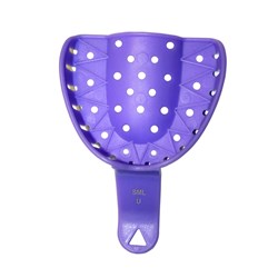 Henry Schein SHAPE Mouldable Impression Trays - Disposable - Purple - Small Upper, 12-Pack