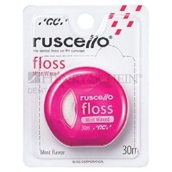 GC Ruscello Floss - Waxed - Mint - Pink - 30m, 1-Pack