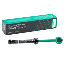 GC GAENIAL A'CHORD Syringe - Universal Light-Cured Radiopaque Composite - Shade A1 - 4g, 1-Pack