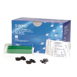 GC GBOND - Self-Etching Light-Cured Adhesive - Starter Kit - 0.1ml Unidoses, 50-Pack