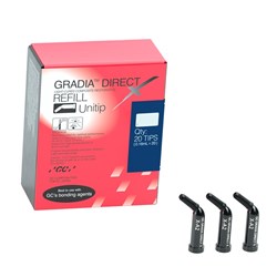 GC GRADIA DIRECT X - Universal Light-Cured Composite - Shade X-WT White Translucent - 0.3g Unitips, 20-Pack