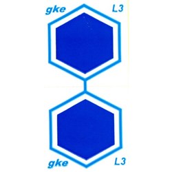 GKE Clean-Record Cleaning Process Monitoring Indicators - Blue, 320-Pack