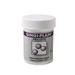 Gingi-Pak Gingiplain Pellets - Non Impregnated, 100-Pack