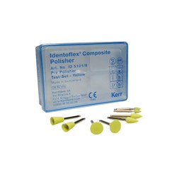 Kerr Hawe Identoflex Composite PrePolisher - TestSet - Assorted - Yellow, 8-Pack