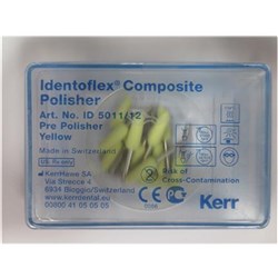 Kerr Hawe Identoflex Composite PrePolishers - Yellow, 12-Pack
