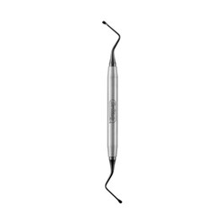 HuFriedyGroup Lucas Surgical Curette - #85 - Double Ended - #6 Satin Steel Handle