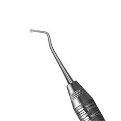 HuFriedyGroup Excavator - Spoon - #18 - Double Ended - #6 Satin Steel Handle