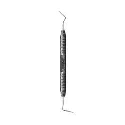 HuFriedyGroup Periodontal File - Sugarman - #1S/2S - Mesial Distal - #6 Satin Steel Handle
