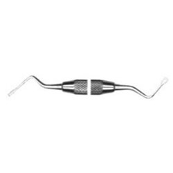HuFriedyGroup Gingival Cord Packer - Guyer Serrated - Double Ended - #41 Round Handle