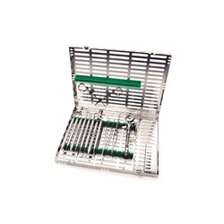 HuFriedyGroup IMS Signature Series Cassette - 16 Instruments - Green