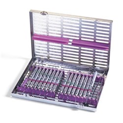 HuFriedyGroup IMS Signature Series Cassette - 20 Instruments - Purple