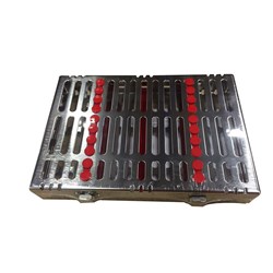 HuFriedyGroup IMS Signature Series Cassette - 10 Instruments - Red