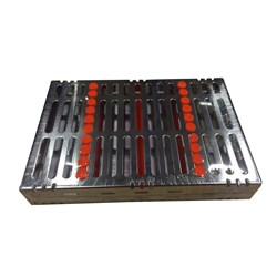 HuFriedyGroup IMS Signature Series Cassette - 10 Instruments - Orange