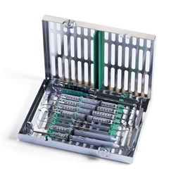 HuFriedyGroup IMS Signature Series Cassette - 10 Instruments - Green