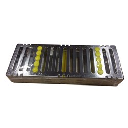 HuFriedyGroup IMS Signature Series Cassette for 5 instruments - Yellow