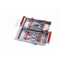 HuFriedyGroup IMS Signature Series Cassette - 2 Tier - 14 Instruments - Orange