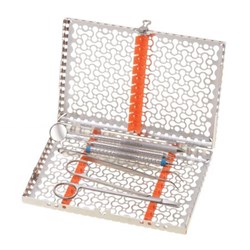 HuFriedyGroup IMS Cassette Infinity Series - 10 Instruments - Red