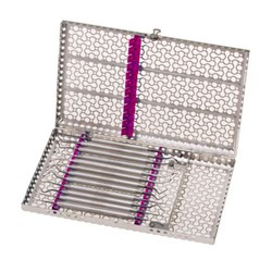 HuFriedyGroup IMS Cassette Infinity Series - 12 Instrument Pink