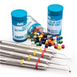 HuFriedyGroup IMS ID Instrument Rings - Yellow - Regular Pk Of 50