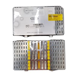 HuFriedyGroup IMS Signature Series Cassette - Flat Space Saver - 7 Instruments - Yellow