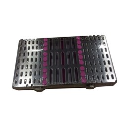 HuFriedyGroup IMS Signature Series Cassette - Flat Space Saver - 7 Instruments - Purple