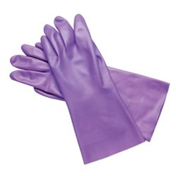 HuFriedyGroup Lilac Utility Gloves - Nitrile - Size 7 - Small, 3-Pairs