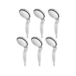 HuFriedyGroup HD Mouth Mirror - Double Sided - #4 Cone Socket, 6-Pack