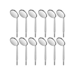 HuFriedyGroup HD Mouth Mirror - Single Sided - #4 Simple Stem, 12-Pack