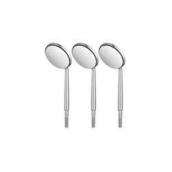 HuFriedyGroup HD Mouth Mirror - Single Sided - #4 Cone Socket, 3-Pack