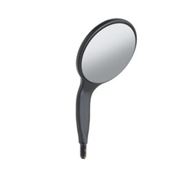 HuFriedyGroup Black Line HD Mouth Mirror - #5 - Simple Stem - Single Sided, 1-Pack