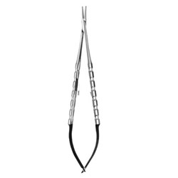 HuFriedyGroup Needle Holder - Castrovieto - Microsurgical Steel - Diamond Dusted - 18cm/7"