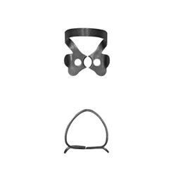 HuFriedyGroup Black Line Rubber Dam Clamp - Anterior - #00