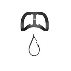 HuFriedyGroup Black Line Rubber Dam Clamp - Anterior - #212SA