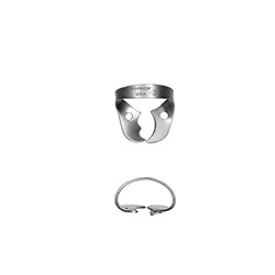 HuFriedyGroup Satin Steel Rubber Dam Clamp - #31 - Upper Left Molars