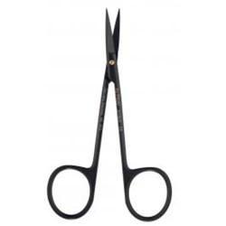 SCISSORS Black Line Iris #17 Straight Delicate Super Cut