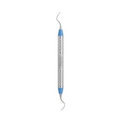 HuFriedyGroup Mini 5 Gracey Scaler - #17/18 - Double Ended - Empowerment Everedge Handle - Blue