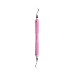 HuFriedyGroup Barnhart Curette - #5/6R - #C8 Resin 8 Colour Everedge Handle - Pink