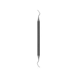 HuFriedyGroup Columbia University Curette - #4R/4L - Double Ended - #2 Octagonal Handle
