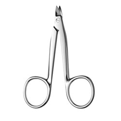 HuFriedyGroup Pedodontics Crown and Gold Scissors - Curved - 9cm