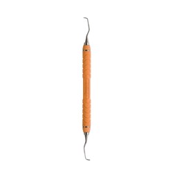 HuFriedyGroup Gracey Scaler - #11/12 - #C8 Resin 8 Colour Everedge Handle - Orange