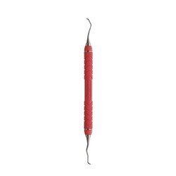 HuFriedyGroup Gracey Scaler - #11/14 - #C8 Resin 8 Colour Everedge Handle - Red