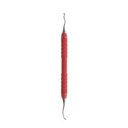 HuFriedyGroup Gracey Scaler - #12/13 - #C8 Resin 8 Colour Everedge Handle - Red